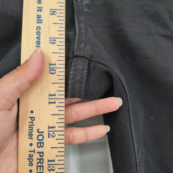 AEROSPOSTALE Women's Denim Skinny Cropped Jeans Black Size 30 - Picture 5 of 11